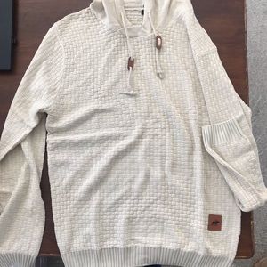 Mens Pullover Sweater Cream